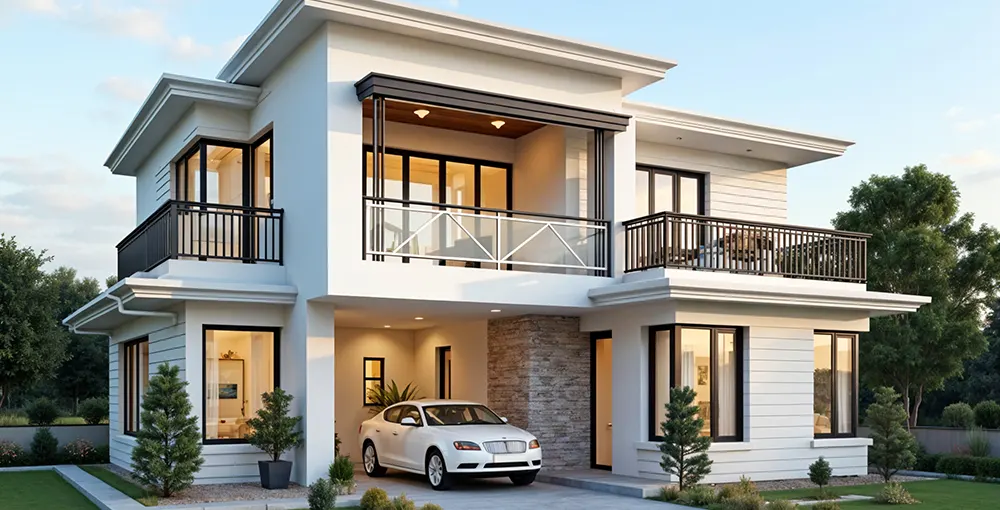 รับสร้างบ้านลพบุรี ออกแบบบ้านสวย โดย Power Home Design