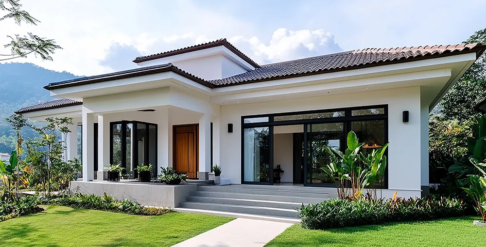 รับสร้างบ้านระยอง มาตรฐานสากล โดย Power Home Design